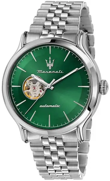 Orë për meshkuj Maserati Epoca Automatic R8823118010, e argjendtë