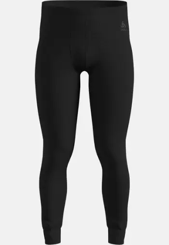 Leggings bazë Odlo Merino 160 Total Black, merino 160 g, i zi, M