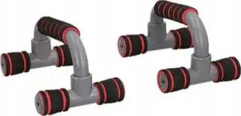 Doreza pompa Dunlop Push Up Handles, set 2 copë, antirrëshqitëse, të kuqe