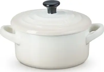 Kusi e vogël qeramike Le Creuset Petite Casserole, stoneware, me kapak, meringue