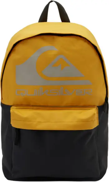 Çantë shpine Quiksilver The Poster Logo AQYBP03144-YKK0, e zezë/verdhë