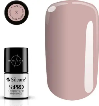 Llak xheli për thonj Silcare SoPro UV LED Color Hybrid, 7 g, nude