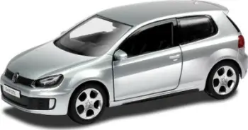 Veturë lodër metalike Volkswagen Golf GTI Silver Daffi, shkalla 1:32, argjendtë