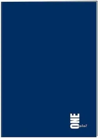 Fletore Interdruk ONE COLOR A4, 60 fletë, rrjetë, shumëngjyrëshe