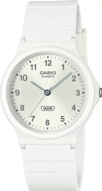 Ora dore Casio Collection MQ-24B-7BEF, 35mm, quartz, e bardhë