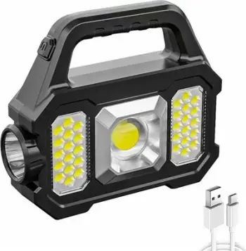 Prozhektor dore ZD103, LED solar, 4000mAh, i zi