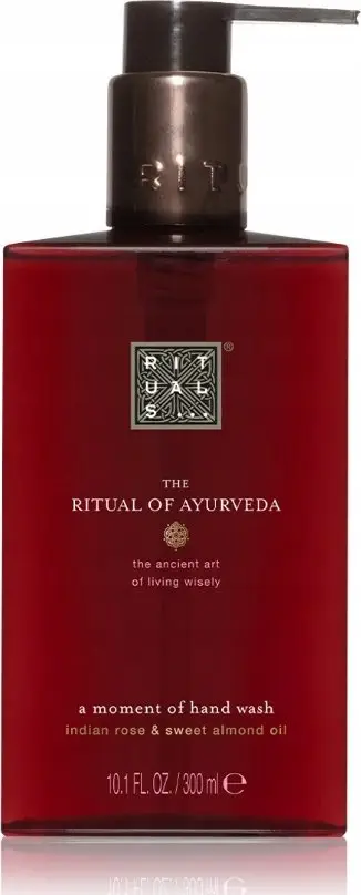 Sapun duarsh Rituals The Ritual of Ayurveda, 300ml, trëndafil indian dhe vaj bajame, i kuq