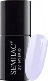 Llak xheli Semilac 127 Violet Cream, UV hibrid, qëndrueshmëri e lartë, vjollcë krem