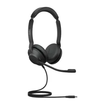 Kufje Jabra Evolve2 30 UC Stereo, me kabllo USB Type C, për PC, i zi