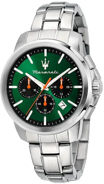 Orë për meshkuj Maserati Successo R8873621043, e argjendtë