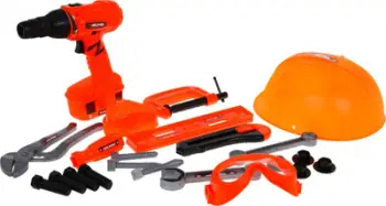 Set veglash lodër Yuan Fa Tool Helper, 22 pjesë, me kaçavidë elektrike, portokalli