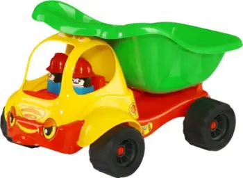 Kamion lodër Tipper, me 2 figurina, plastikë, shumëngjyrësh