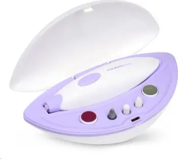 Set manikyr elektrik TOUCHBeauty TB 1039, 5 në 1, me aksesorë, i bardhë vjollcë