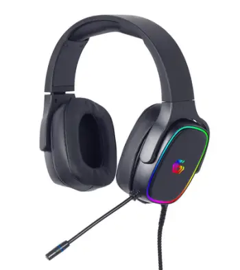 Headset gaming Gembird GHS SANPO S300, 7.1 virtual, USB, me drita RGB