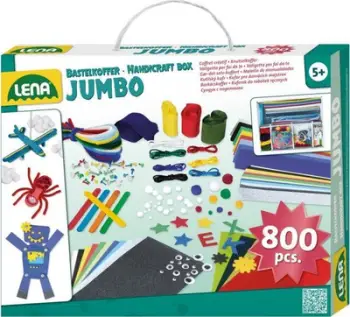 Set punimesh dore LENA Jumbo, 800 copë, 5+, shumëngjyrësh