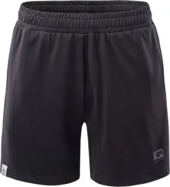 Shorce sportive fëmijësh IQ Milo Jr, materiale të lehta, bel elastik, të zeza