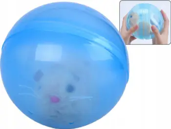Lodër interaktive hamster në top ZA4958, me bateri, për fëmijë, blu