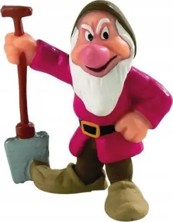 Figurinë Bullyland Dwarf Grumpy, personazh Disney, shumëngjyrëshe