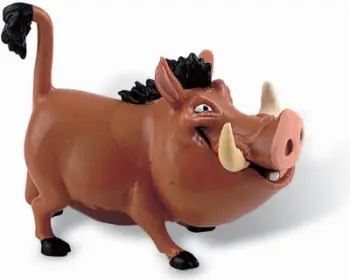 Figurine Bullyland Pumbaa BUL-12533, pa PVC, për fëmijë 3+, shumëngjyrëshe
