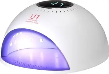 Lampë thonjsh UV LED Activ Aruba Nails U1, 84W, sensor lëvizjeje, e bardhë