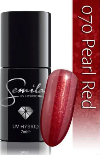 Llak xhel Semilac Hybrid Top Chameleon US 070, 7ml, Pearl Red