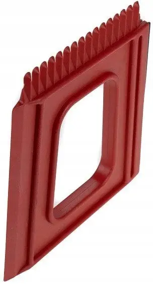 Gërvishtës akulli për xhama Verk Standard II, 10cm, plastik, portokalli