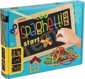 Lodër edukative Toypex Spaghetti Pad Start, dërrasë druri kreative, shumëngjyrëshe
