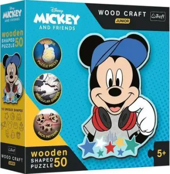 Puzzle druri Trefl In the World of Mickey, 50 copëza