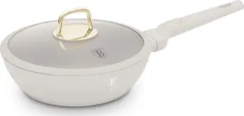 Tigan i thellë Berlinger Haus BH-8062 Sahara, 24cm, veshje titan jo ngjitëse, krem mat