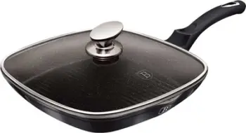 Tigan grill Berlinger Haus Carbon Pro, 28cm, veshje graniti, i zi