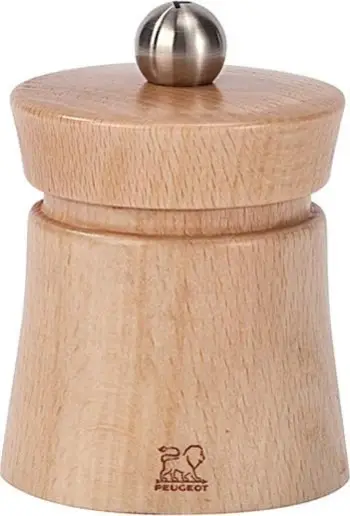 Mulli kripë Peugeot Baya, 8 cm, dru ahu, natyral