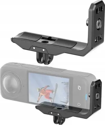 Adapter montimi Puluz PU982B, për Insta360 X4 X5, vidë 1/4", sistem GoPro, i zi