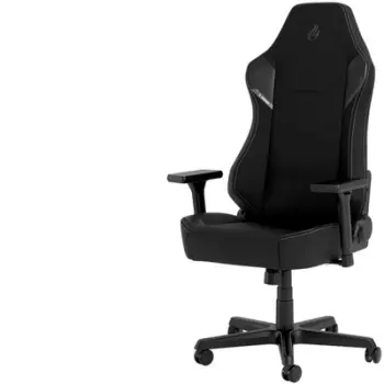Karrige gaming Nitro Concepts X1000, ergonomike, pëlhurë dhe lëkurë PU, e zezë