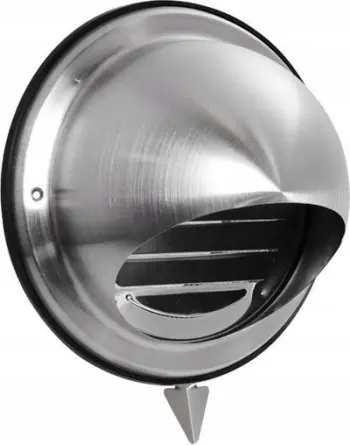 Grillë ventilimi Heatpex Aria Convex AN125, inox, argjendtë
