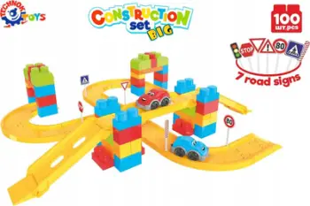 Set lodrash ndërtimi Constructor Toy 8324, edukativ, shumëngjyrësh
