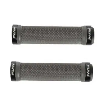Doreza biçiklete Funn Combat Diamond, 130mm, lock on, gri