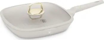 Tigan grill Berlinger Haus BH8067 Sahara, 28 cm, me kapak, bezhë