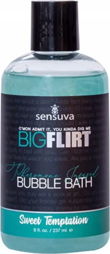 Banjë me shkumë Sensuva Big Flirt, me feromone, 237ml, Sweet Temptation