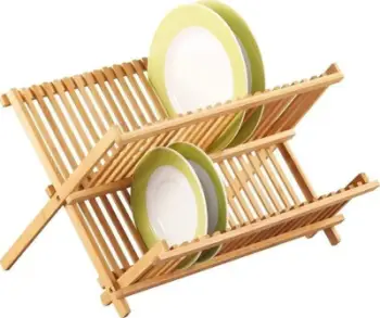 Tharëse pjatesh Zeller 25341, bambu, 42 cm, ngjyrë natyrale