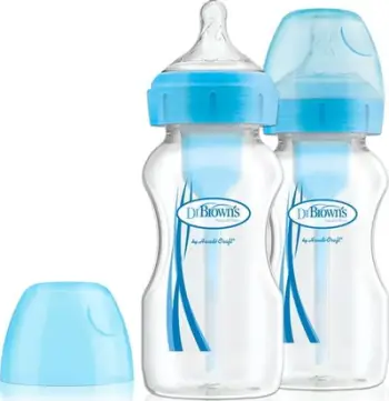 Set shishe për fëmijë Dr. Browns, 270 ml, 2 copë, të kaltra