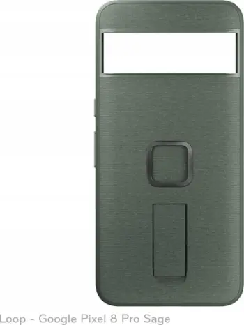Futrollë telefoni Peak Design Mobile Everyday Loop Case për Pixel 8 Pro, SlimLink magnetik, profil i hollë 2.4 mm, Sage