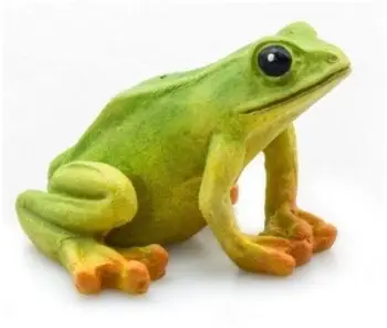 Ornament akuariumi Aqua Natura Green Frog, 5 cm, jeshil