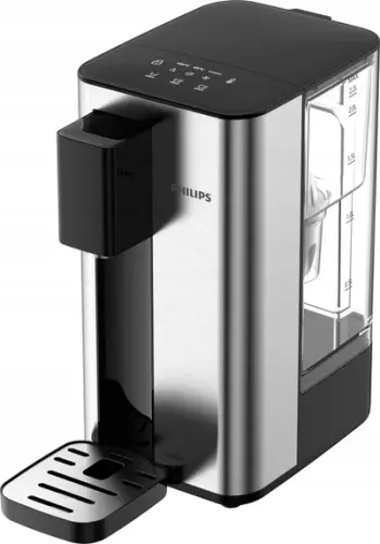 Dispenser uji Philips ADD5906S, filtrimi Micro X Clean, pije të ngrohta dhe të ftohta, argjendtë