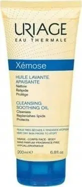 Vaj pastrues Uriage Xémose Cleansing Soothing Oil, 200 ml, për lëkurë shumë të thatë dhe të ndjeshme