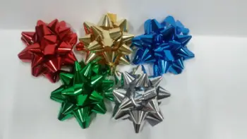 Stoli dhuratash Metallic Rosettes, set 18 copë, metalike, shumëngjyrëshe