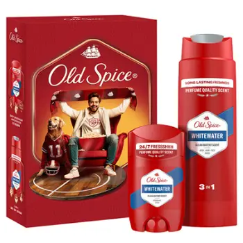 Set për meshkuj Old Spice Whitewear, xhel dushi 250 ml + deodorant 50 ml