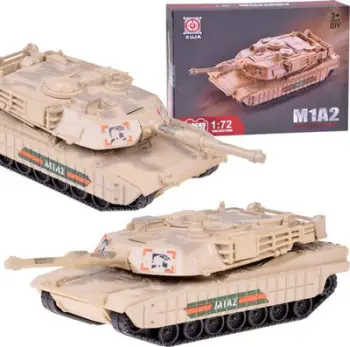 Lodër tank me blloqe XUJA M1A2 Abrams, 13 pjesë, shkalla 1:72, bezhë