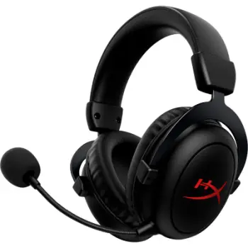 Kufje gaming HP HyperX Cloud Core Wireless, DTS Headphone X, 20 orë bateri, të zeza