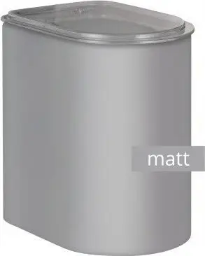 Enë ruajtëse Wesco Loft, 2.2L, metal, gri mat