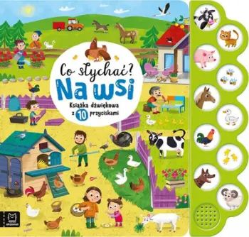 Libër zanor për fëmijë What’s Up On The Farm, 10 butona tingulli